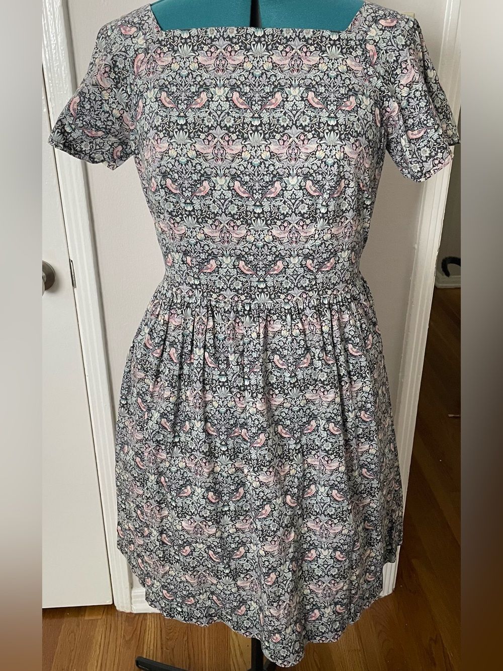 Handmade Retro Dress in Liberty of London Print